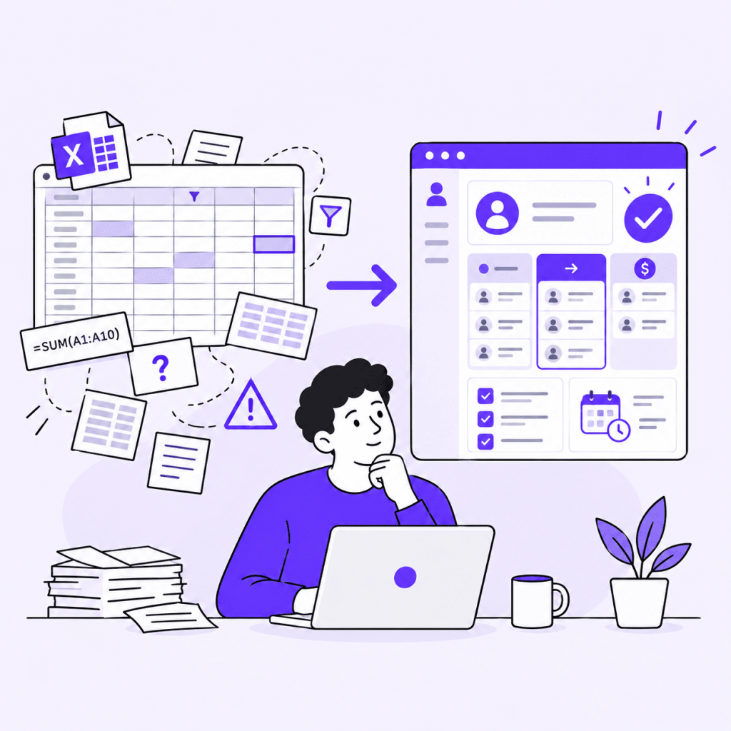 CRM или Excel: когда таблиц уже недостаточно для работы с клиентами
